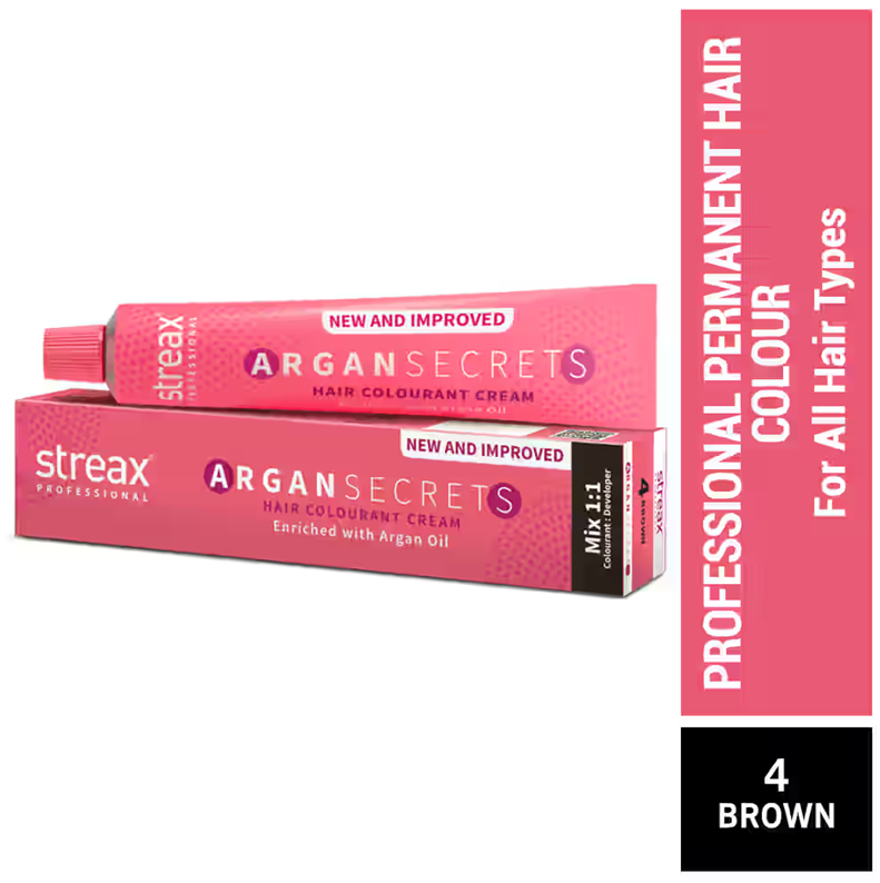 Streax hair Color Tube 4 Brown