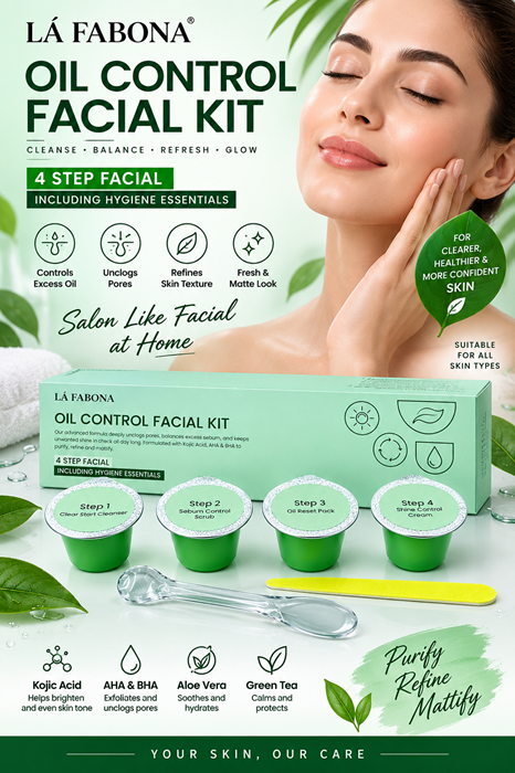 LA FABONA Oil Control Facial Kit 4 Step