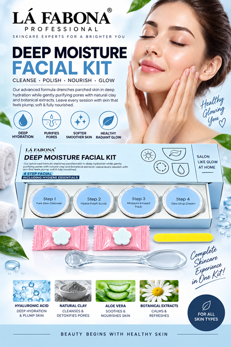 LA FABONA Deep Moisture Facial Kit 4 Step